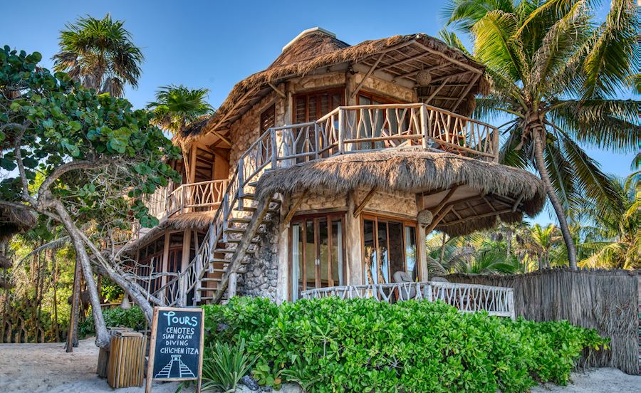 Beachfront cabin